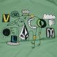 T-shirt VOLCOM PIGEON Vcological Light green
