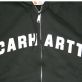 Gilet Carhartt Hooded COLLEGE jacket Black/white